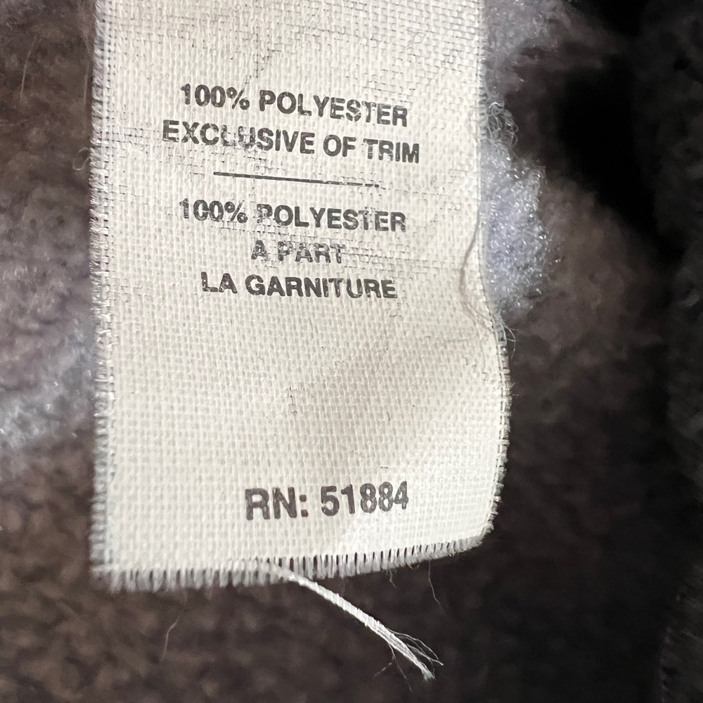 Patagonia Synchilla Women’s Fleece Jacket Full Zip Gray w/ Lavender Accents SZ M - Picture 7 of 8